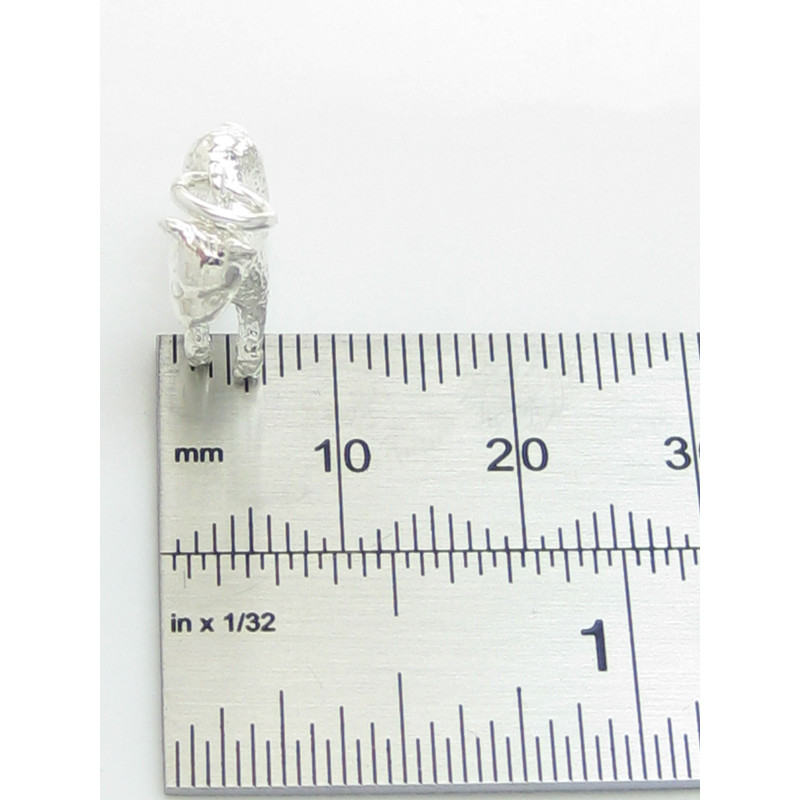 Sterling Silver Lamb Charm, Baby Animal Gift